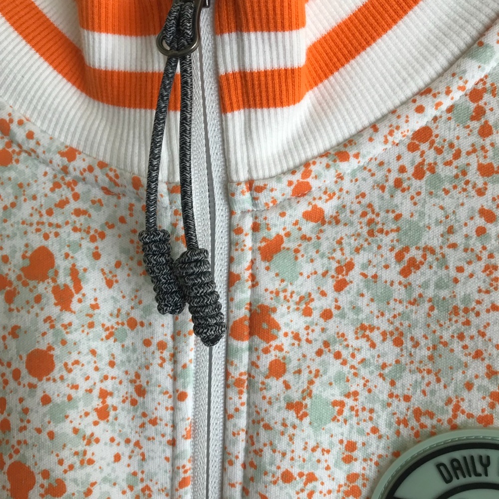 Puma x Daily Paper Track Jacket Large Speckled NWT - Picture 5 of 8